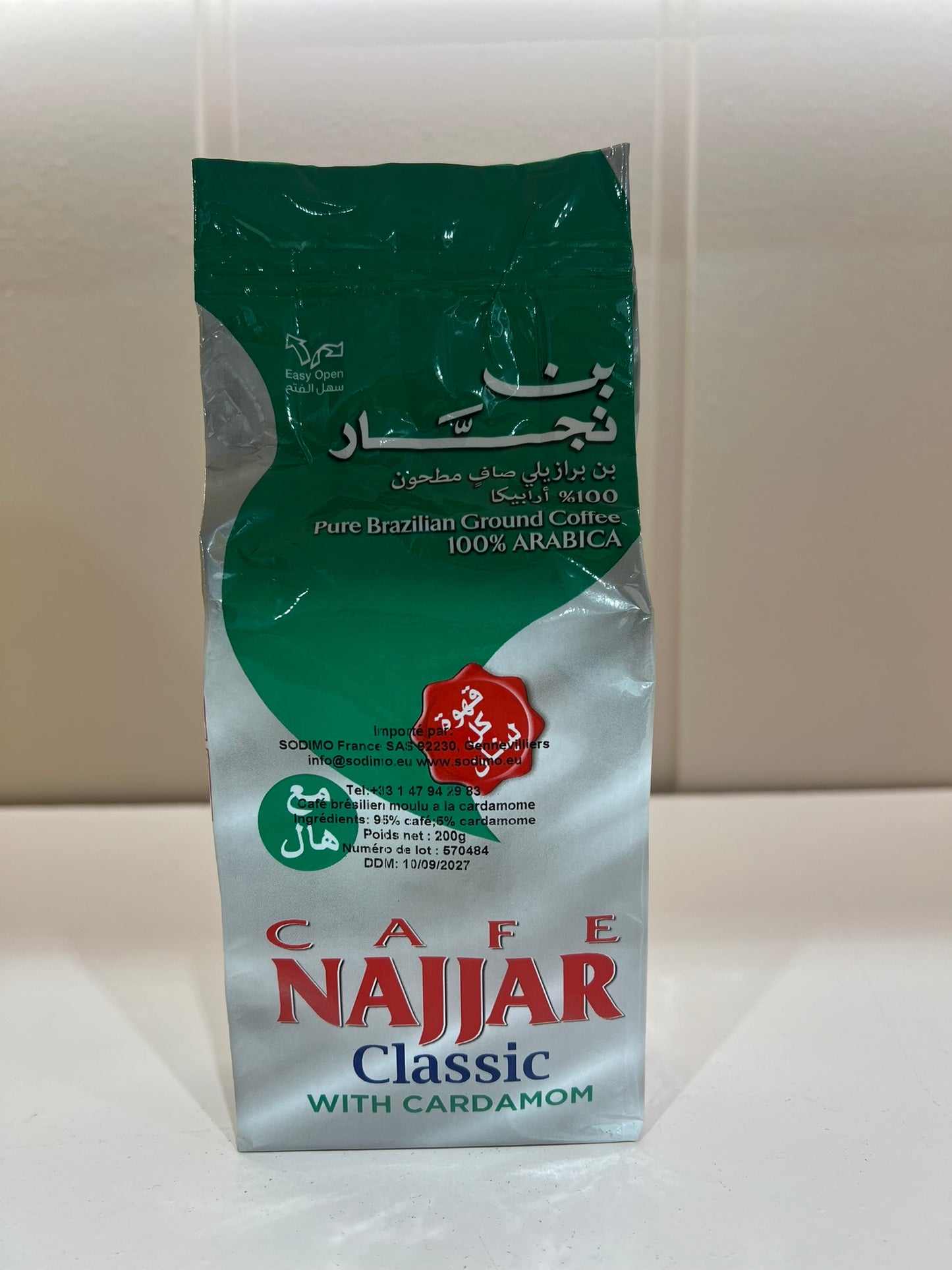 CAFÉ NAJJAR CLASSIQUE AVEC CARDAMOME 200G
