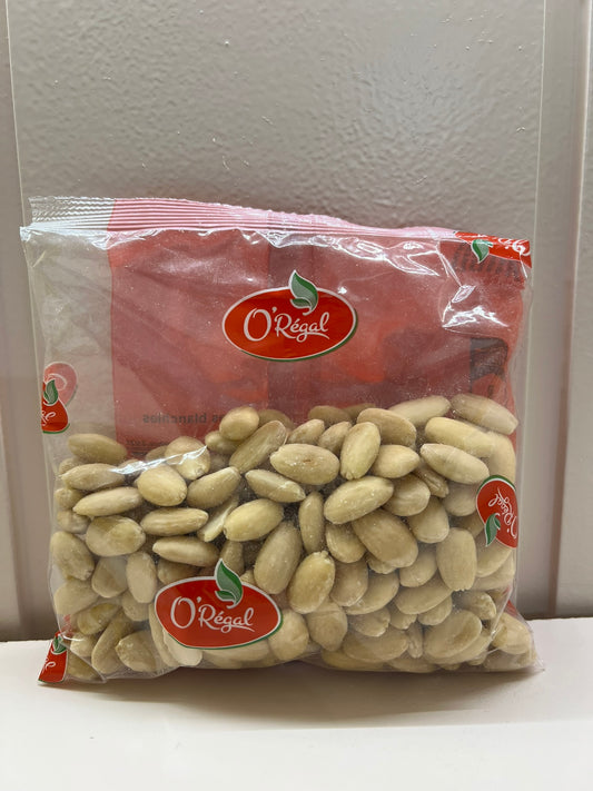 O'REGAL Amandes blanchies crues 250G