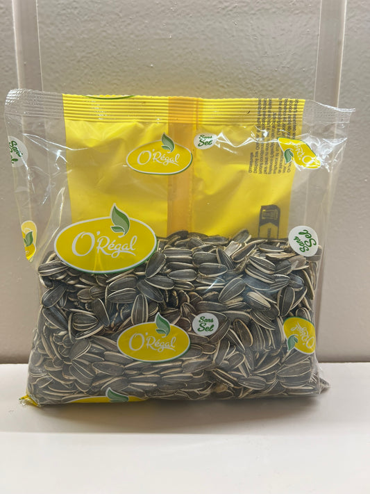 O'REGAL Graines de tournesol grillées sans sel 250G