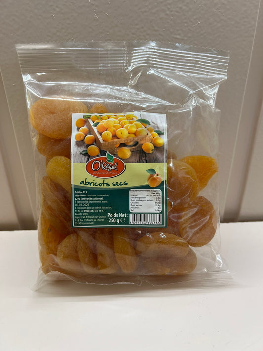 O'REGAL Abricots secs N°2 250G