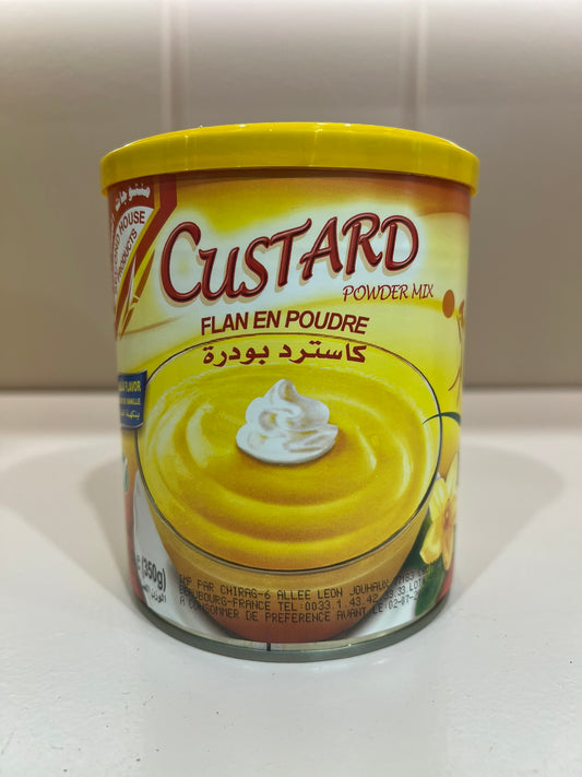 SECOND HOUSE PRODUCTS CUSTARD FLAN EN POUDRE - SAVEUR DE VANILLE 350G