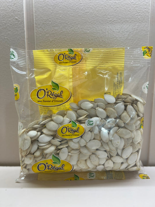 O'REGAL Graines de courge grillées sans sel 250G