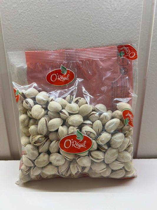 O'REGAL Pistaches coque grillées salées 250G